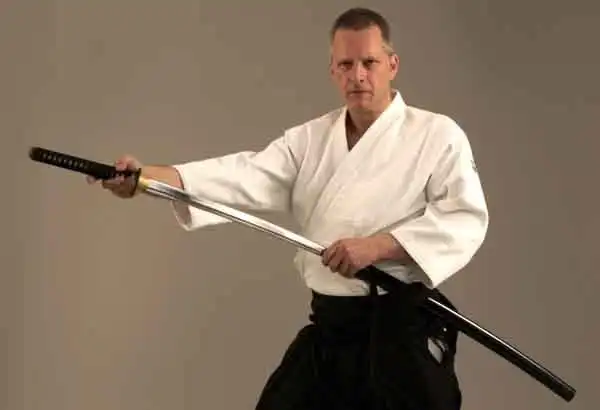 Aikibatto � sword and staff exercises.