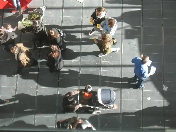 Entr�, Malm�. Rise and decay of a shopping mall. Photo by Stefan Stenudd.