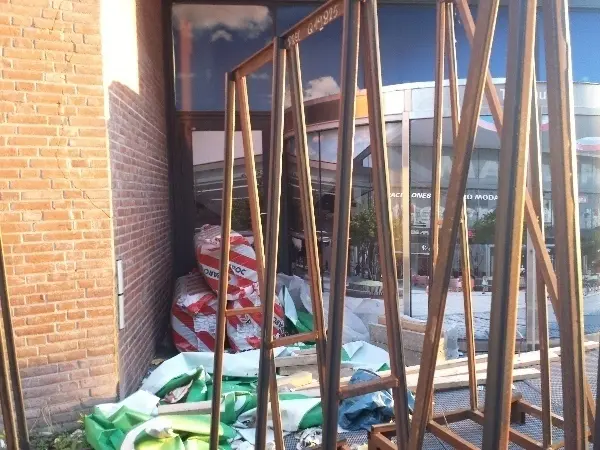 Entr�, Malm�. The decay of a shopping mall. Photo by Stefan Stenudd.