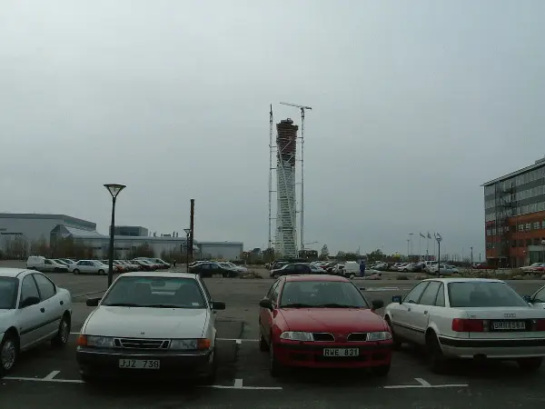 Turning Torso in Malm�, Sweden. Photo by Stefan Stenudd.