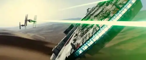 Star Wars VII The Force Awakens. The same spaceships.