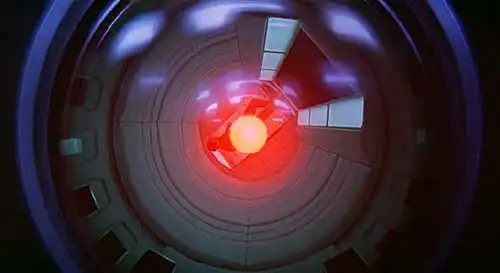 The all-seeing eye of the computer HAL in 2001 � A Space Odyssey.